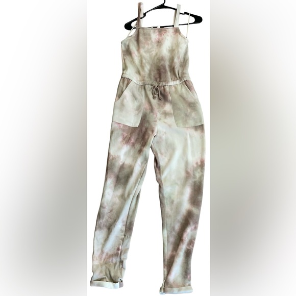 Hippie Rose Pants - Medium Hippie Rose tie-dye jumpsuit